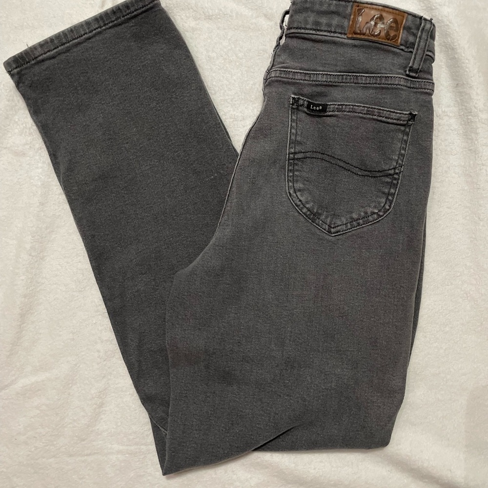 Lee Men's Charcoal Slim Jeans